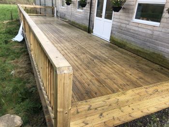 Decking Softwash Cleaning in Yeovil - After (1)