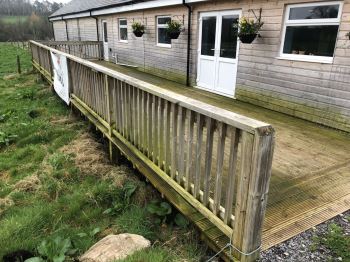 Decking Softwash Cleaning in Yeovil - Before (2)